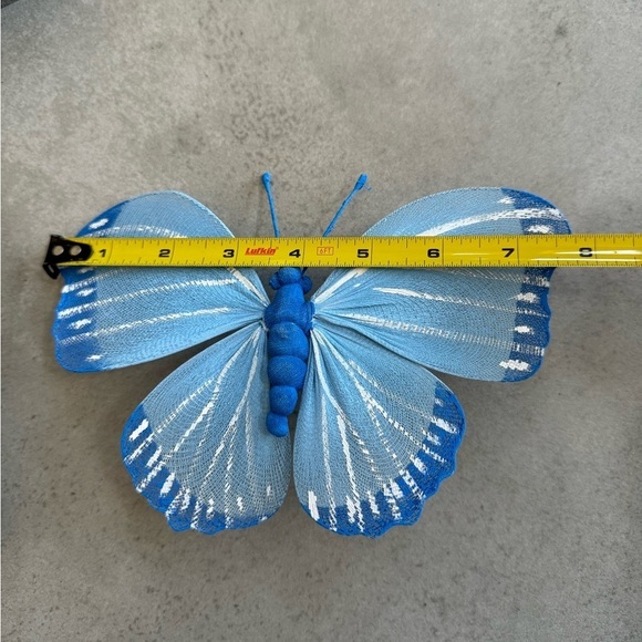 Vintage butterflies with bendable wire legs - Picture 5 of 6